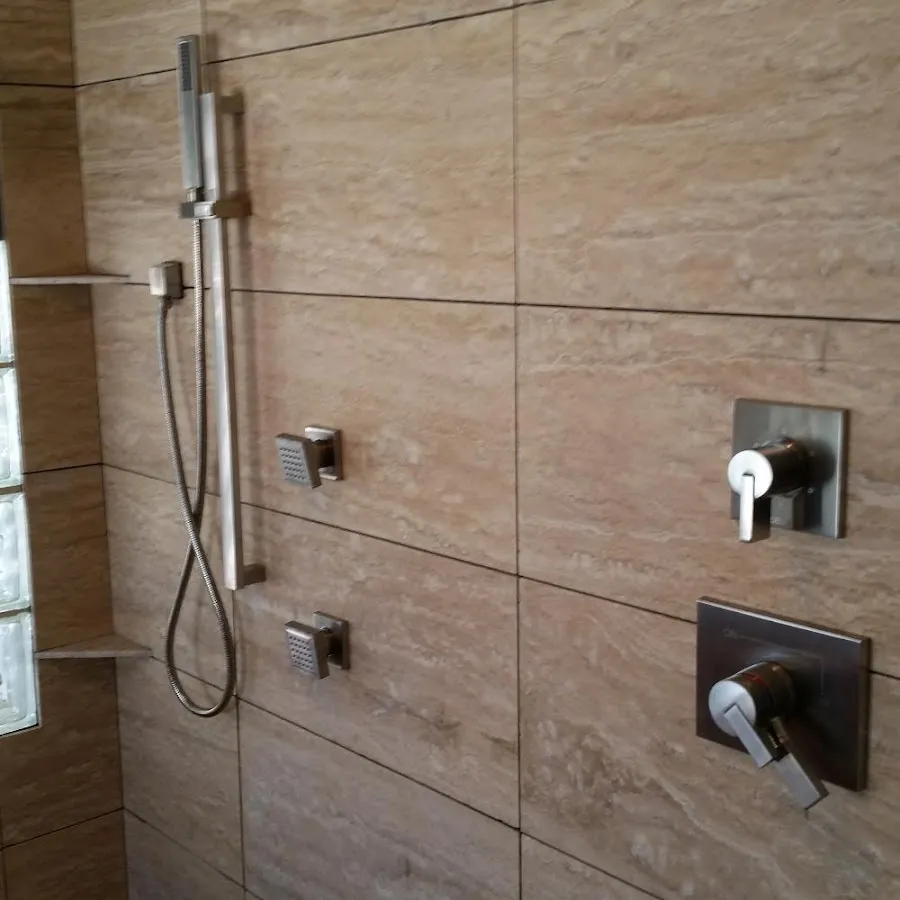 Shower fixture installation for Water Heater Replacement in Skippack